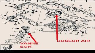 SCHema durite electrovanne turbo 307 2l hdi  خراطيم التوربو في السيارة [upl. by Asined]