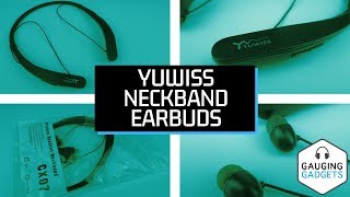 Yuwiss Bluetooth Neckband Earbuds Review  CX07 Headphones [upl. by Idden561]