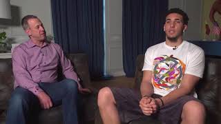 LiAngelo Ball sits down for exclusive interview in Lithuania  ESPN [upl. by Nwahsit]