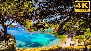 Assos beach 4K Kefalonia [upl. by Batruk]