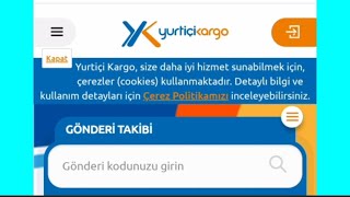 تتبع الشحنة Yurtiçi Kargo [upl. by Frager]