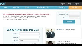 POFcom LOGIN amp SIGN IN Tutorial Video  Plenty of Fish Online Dating Login [upl. by Eilagam]