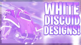 The 10 Cleanest Titanium White Discoid Designs Of All Time Rocket League Car Designs [upl. by Nailuj]