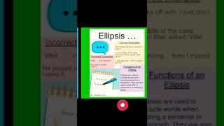 What is Ellipsis How To Use Ellipsis In English Writing  1 Minute English Grammar tips [upl. by Mela]