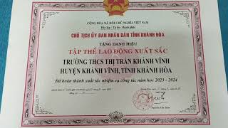 Bài dự thi quotHội thi hành trình tiếp bước những lời Bác dạyquot của Trường THCS Thị Trấn Khánh Vĩnh [upl. by Suidualc293]