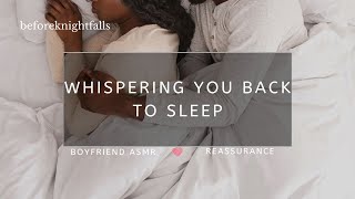 ASMR whispering you back to sleep [upl. by Ille]