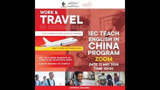 IEC TEACH ENGLISH IN CHINA PROGRAM [upl. by Nsaj111]