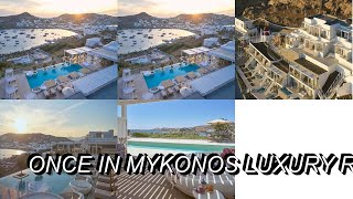 Once in Mykonos Luxury Resort Ornos Greece [upl. by Saree630]