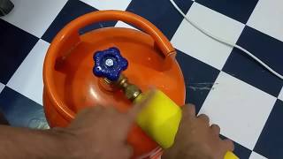 Mapp Propane Gas Tank Mini Cylinder Refill LPG  how to refill LPG in mapp gas cylinder [upl. by Lleira365]