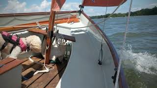 Sailing Drascombe Longboat  July 11 2020 [upl. by Omrelliug]