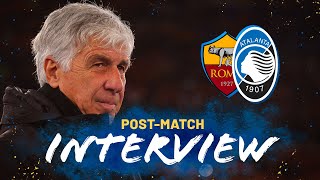 19ª SerieATIM  RomaAtalanta 11  Gian Piero Gasperini quotPartita difficile Roma fortequot  EN SUBs [upl. by Retsevlis]