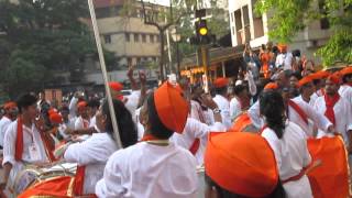 Nashik Dhol Pathak  Gudhipadva 2014  Thane [upl. by Acirred900]