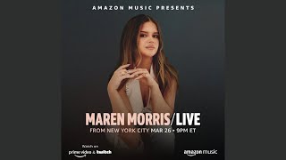 Maren Morris LIVE From New York PreShow Hosted by Kelly Sutton and Amber Anderson [upl. by Rasmussen]