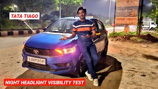 New Tata Tiago XT 2024 Model 🔥 Halogen Headlight Night Visibility Test 👍 Ownership Review ✌️ [upl. by Maidel103]