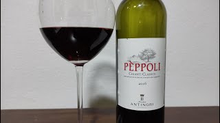 0180  Vinho Villa Antinori Pepolli Chianti Classico 2016 [upl. by Nobell856]