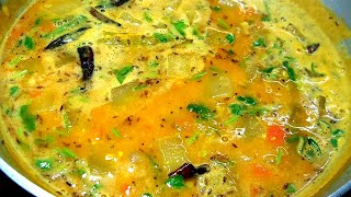 சுவையான பூசணிக்காய் சாம்பார்Poosanikkai sambar TamilSambar recipe Tamil [upl. by Kcirdahs835]