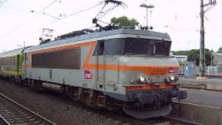 Beziers départ TEOZ BB 1 22320 et arrivé dun TER BB 9331 [upl. by Ytsrik]