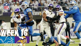 Detroit Lions vs Minnesota Vikings  2023 Week 16 Game Highlights [upl. by Kial]