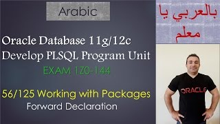 56125 Oracle PLSQL Working with Packages  Forward Declaration [upl. by Nilesoj]