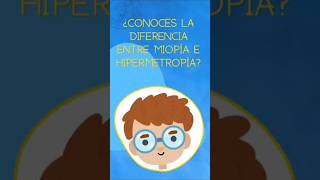 👓 MIOPÍA VS HIPERMETROPÍA DIFERENCIAS [upl. by Estrellita611]