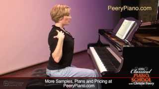 Beginner Piano Lesson Piano Posture [upl. by Rapsag]