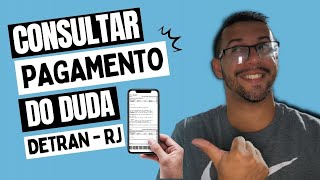 COMO CONSULTAR ENCONTRAR DUDA PAGO  DETRAN RJ [upl. by Tadio]