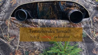 Abenteuer Naturfotografie  Feststehendes Tarnzelt [upl. by Acinna12]