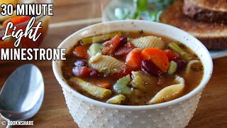 Easy Minestrone Soup Recipe in 30 Minutes  Why Not [upl. by Ellehciram]