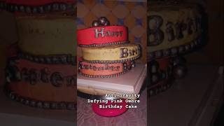 pink antigravity ombrecake belovedcaters birthdaycake smallbusiness ghanaianyoutuber youtube [upl. by Pearson720]