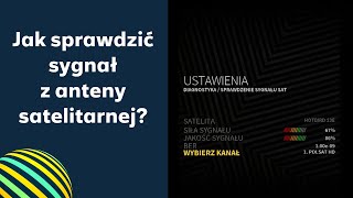 Polsat Box Jak sprawdzić sygnał anteny satelitarnej [upl. by Shellie]