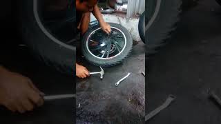 Tutorial Cara Pasang Klahar Kode Bearing  6300 Ban Depan Suzuki Skywave 125 [upl. by Weld]