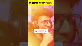 Triggered Insaan Income Reveal shorts youtubeshorts triggeredinsaan [upl. by Dimah]