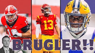 Dane Bruglers TOP 100 Big Board for the 2024 NFL Draft [upl. by Asilrak]