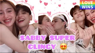 SABBY SUPER CLINGY 😍❤️🥰 YAJI DI MAKAPALAG 😍 YABBY SUPER KILIG MUCH ❤️❤️❤️💞💞💞 yabby o [upl. by Ylle]