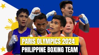 Philippine Boxing Team na kasali sa Paris Olympics 2024 [upl. by Inittirb455]