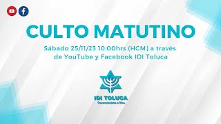 Culto matutino  251123 [upl. by Buseck]