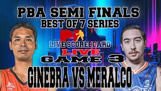 PBA LIVE 🔴 BARANGAY GINEBRA VS MERALCO BOLTS  SEMI FINALS GAME 3  PBA PHILIPPINE CUP 2024 [upl. by Nosnhoj]