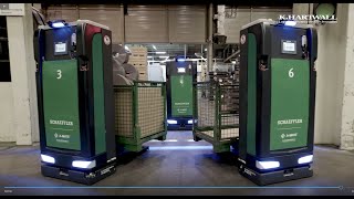 AMATE mobile robot improves internal processes at Schaeffler Germany  5min [upl. by Pembrook]