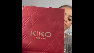 Unboxing productos de kiko y primor Road to 500 subs makeup unboxing [upl. by Ahsac662]