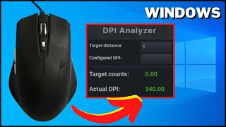 How To Check Your Mouse DPI In Windows PC [upl. by Dougy]