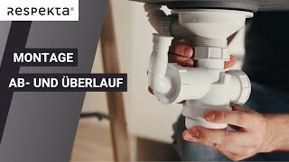 Tutorial Montage Ab und Überlaufgarnitur [upl. by Doria]