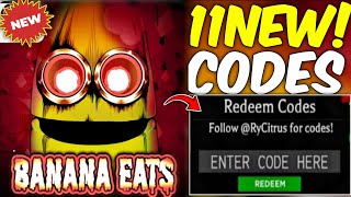 ⚠️ ACTIVE 💫 CODES ⚠️ BANANA EATS ROBLOX CODES DECEMBER 2024  BANANA EATS CODES 2024 [upl. by Soni492]