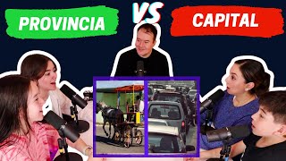 VIVIR EN LA CAPITAL VS VIVIR EN PROVINCIA Parte 1 Megadiverti2 El podcast [upl. by Elatsyrc771]