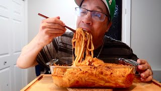 ASMR • Pasta • Mukbang • Feast • homemade sauce • Seanusca Food [upl. by Yendys]