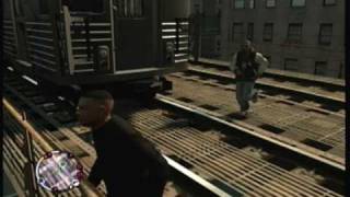 GTA 4 Pushing People Into Trains [upl. by Varrian]