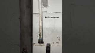 Gas leak repair leak plumbing pipefitting [upl. by Assirram]