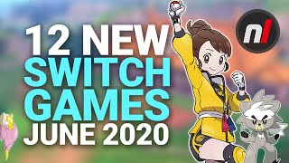 12 Exciting New Games Coming to Nintendo Switch  June 2020 [upl. by Olnton]