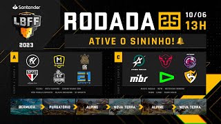 LBFF 2023 RODADA 25 AO VIVO  GRUPOS A E C  FREE FIRE ESPORTS BRASIL [upl. by Breena]