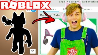 ROBLOX FIZ AVATAR DE ROBUX E DEI DE PRESENTE PARA O GATO GALACTICO [upl. by Eanaj242]