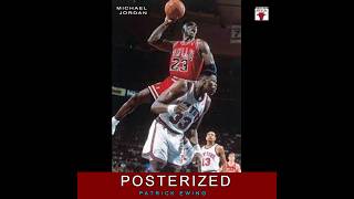 MICHAEL JORDAN quotPosterized Patrick Ewingquot highlights mj michaeljordan nba basketball shorts [upl. by Ohara]